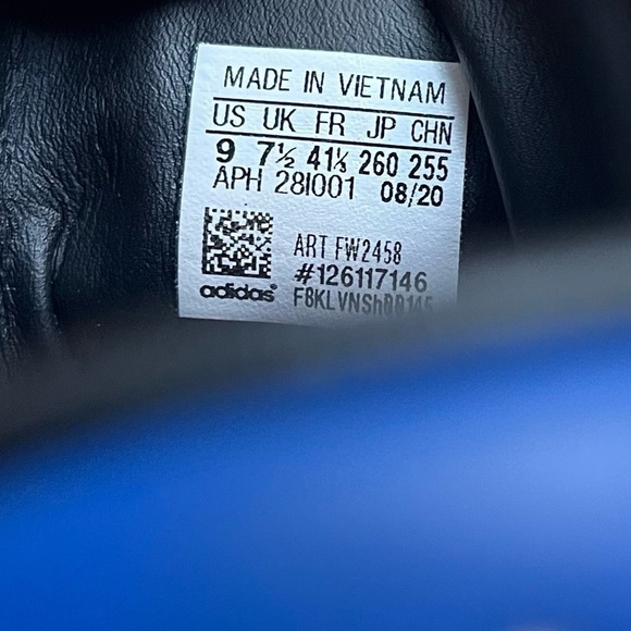 adidas stan smith black colorful trefoil- size 9 - Picture 4 of 9